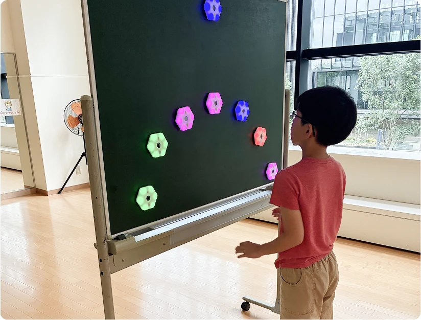 ビジョントレーニングの様子